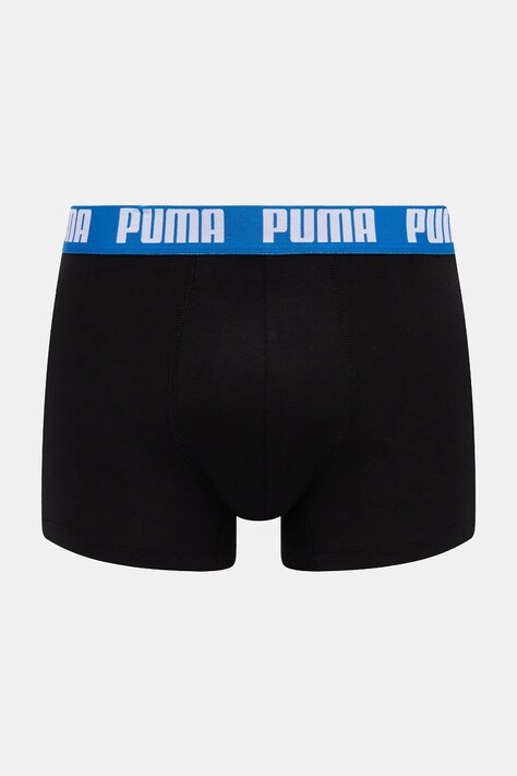 Puma облягаючі боксери чоловічі бавовняні з еластаном Everyday Basic 2 шт — SS24-BIM0FP, чорний — фото 3