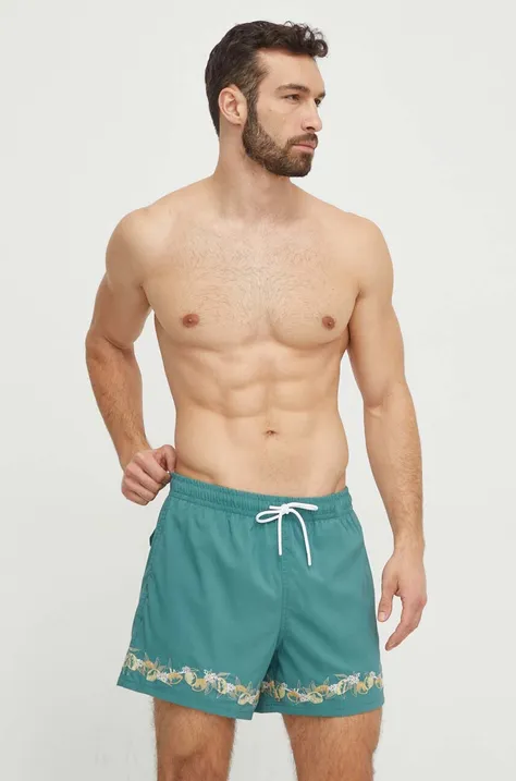 Kopalne kratke hlače Abercrombie & Fitch zelena barva