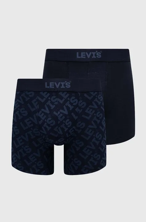 Levi's bokserki 2-pack męskie kolor granatowy