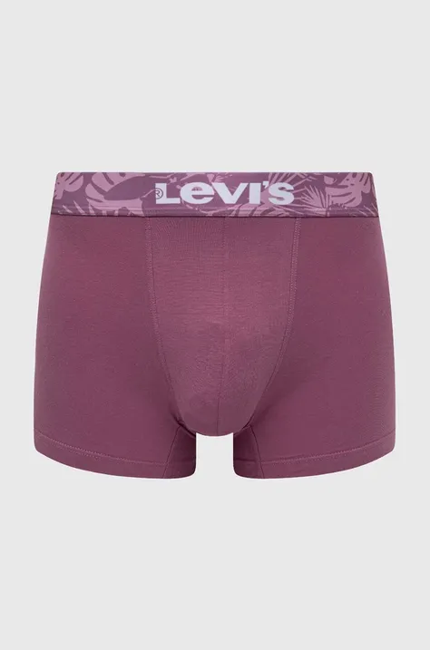 Боксеры Levi's 2 шт мужские цвет розовый