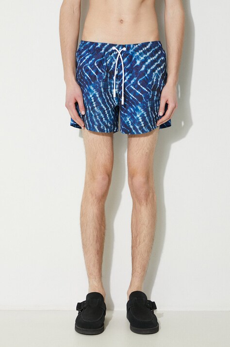 Купальные шорты Marcelo Burlon Aop Sound Waves Swim Short CMFA003S24FAB0024501
