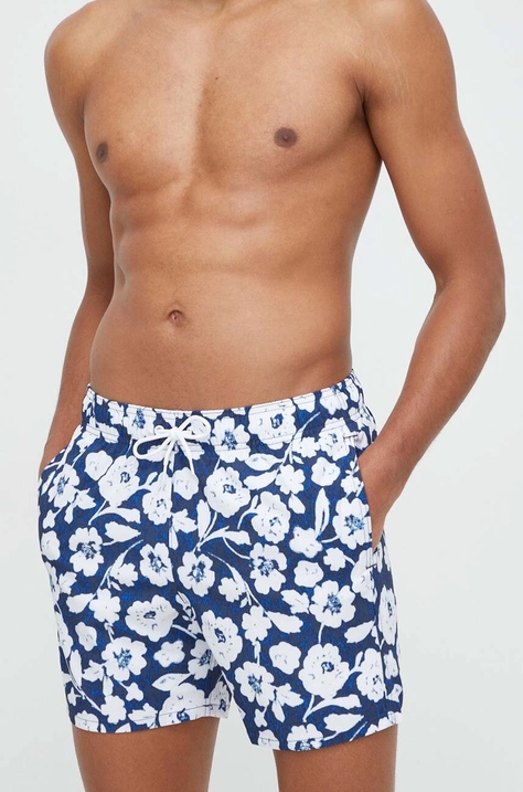 Hollister Co. pantaloni scurti de baie culoarea albastru marin