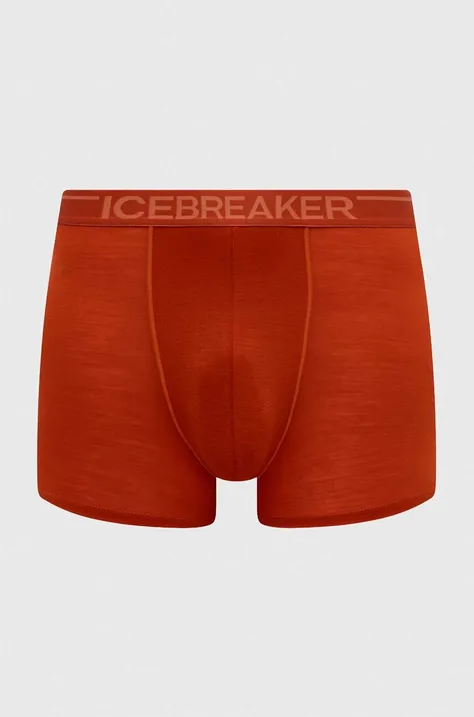 Icebreaker bielizna funkcyjna Anatomica Boxers kolor pomarańczowy IB103029A841