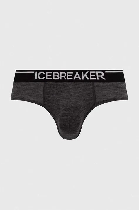 Icebreaker lenjerie functionala Merino Anatomica culoarea gri, IB1030310021