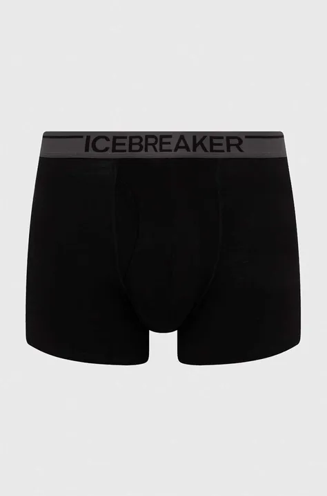 Icebreaker funkcionális fehérnemű Anatomica Boxers fekete, IB1030300101