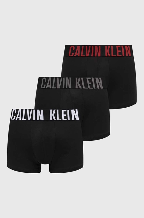 Боксеры Calvin Klein Underwear 3 шт мужские цвет чёрный