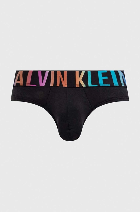 Slipy Calvin Klein Underwear pánske, čierna farba, 000NB3938A