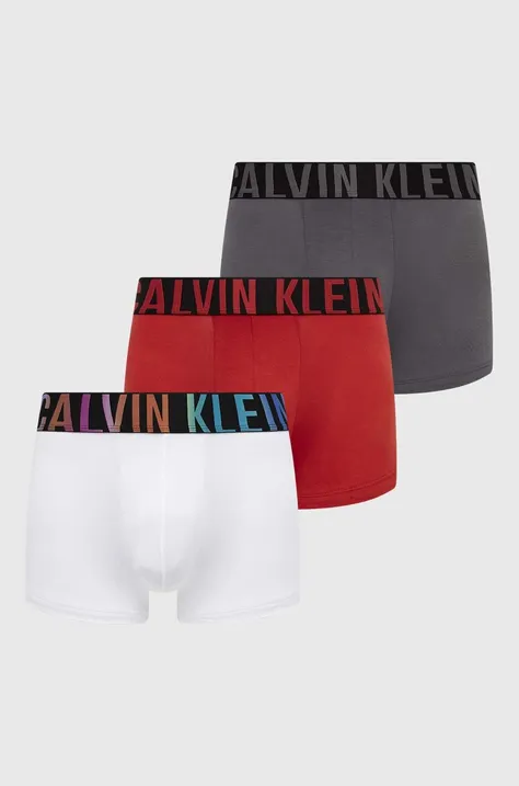 Boxerky Calvin Klein Underwear pánske, biela farba