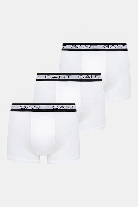 Boxerky Gant 3-pack pánské, bílá barva, 900003053