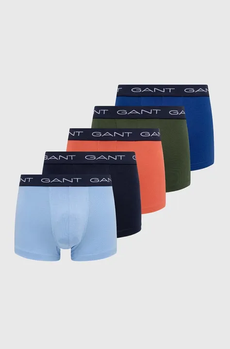 Boxerky Gant 5-pack pánské