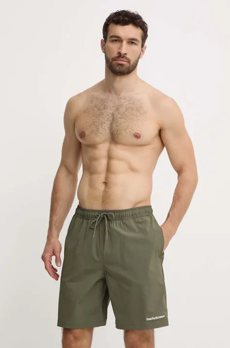 Peak Performance pantaloni scurti de baie Board culoarea verde