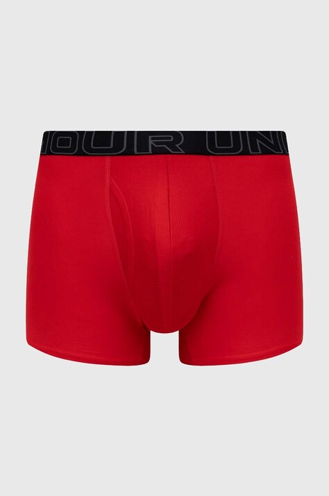 Боксери Under Armour 3-pack — SS24-BIM0MP, червоний — фото 2