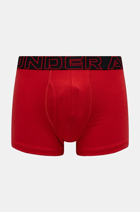 Under Armour боксери чоловічі 83 Perf Cotton 3in 3 шт — SS24-BIM0MU, сірий — фото 3