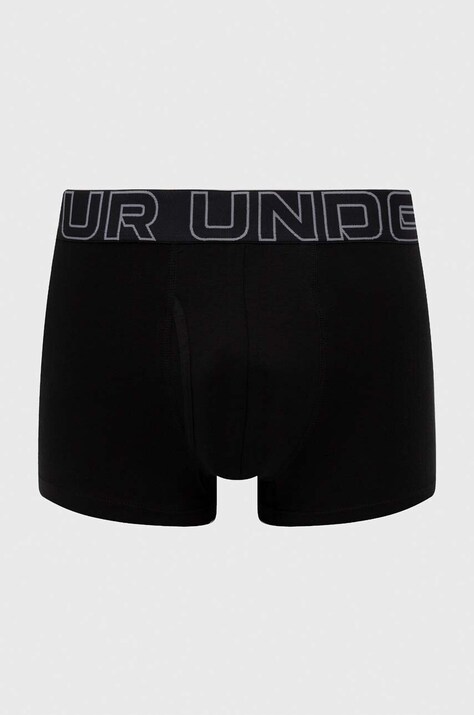 Under Armour боксери чоловічі 83 Perf Cotton 3in 3-pack — SS24-BIM0MU, чорний — фото 2