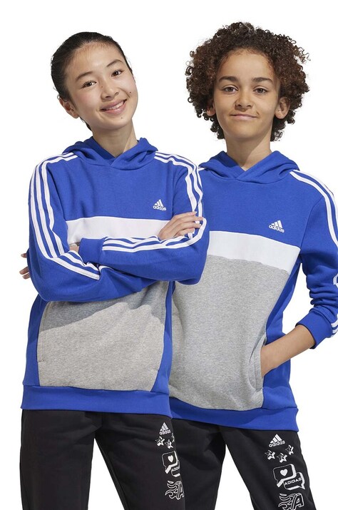 Детская кофта adidas с капюшоном узор