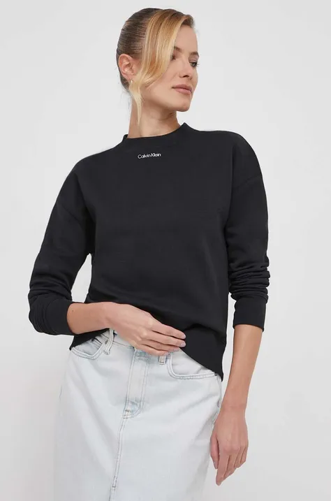 Calvin Klein bluză femei, culoarea negru, uni K20K206961
