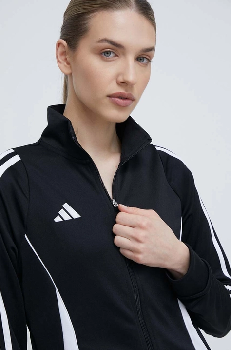 Tréninková mikina adidas Performance Tiro24 černá barva, s aplikací, IJ9961