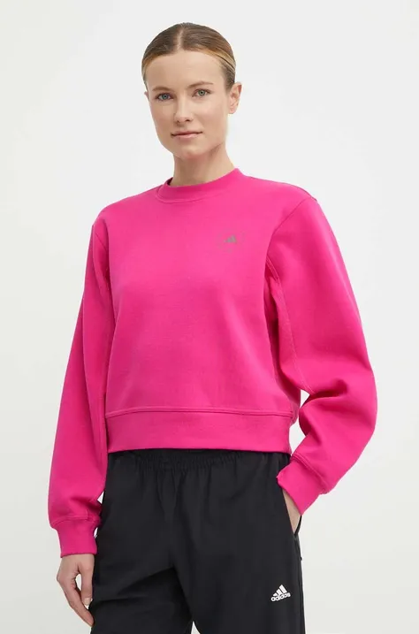 adidas by Stella McCartney bluza femei, culoarea roz, neted, IT8284