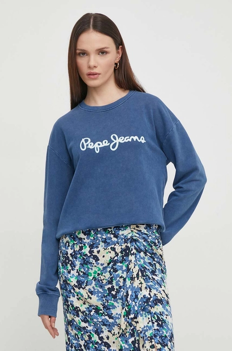 Mikina Pepe Jeans dámska, s potlačou