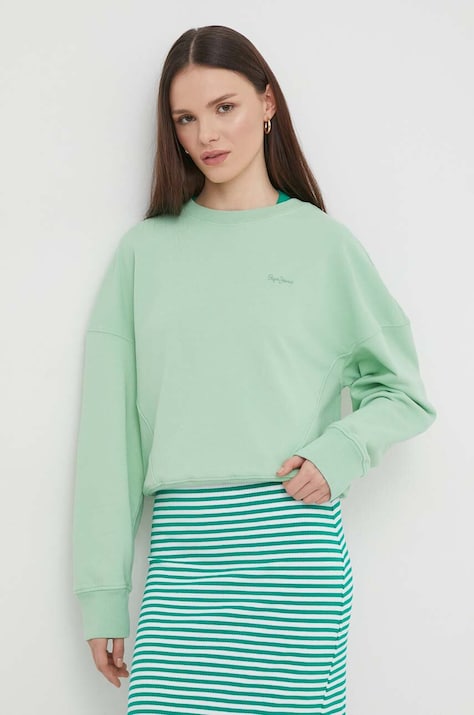 Μπλούζα Pepe Jeans LYNETTE χρώμα: πράσινο PL581432