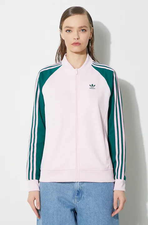 adidas Originals bluza damska kolor różowy wzorzysta IM9821