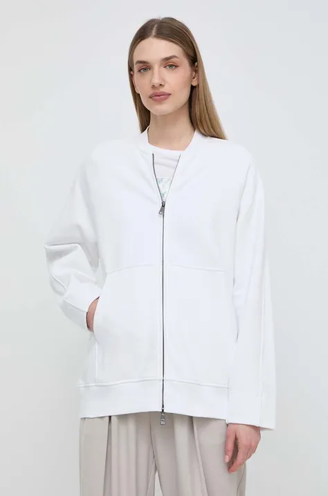 Max Mara Leisure bluză femei, culoarea alb, uni 2416920000000