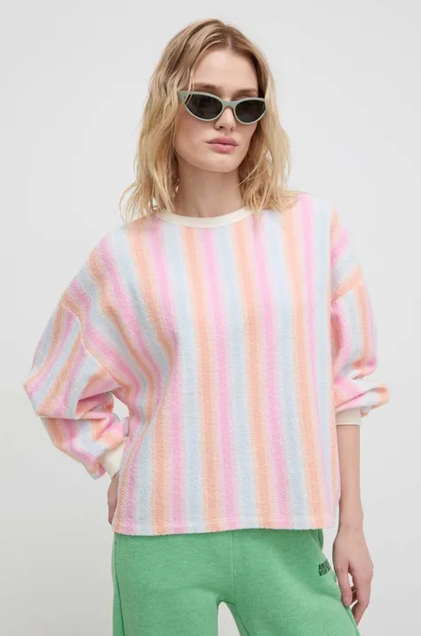 American Vintage bluza bawełniana damska  wzorzysta