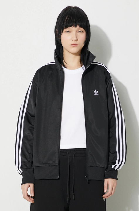 adidas Originals bluza damska kolor czarny z aplikacją  IT7405