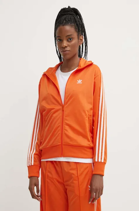 Кофта adidas Originals женская цвет оранжевый с аппликацией IP0610