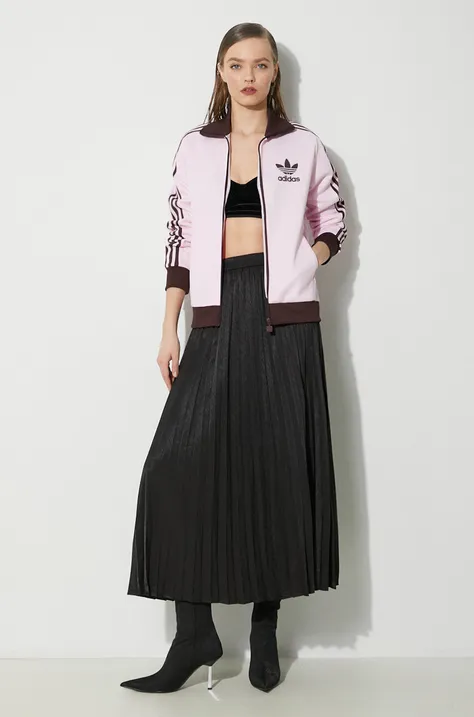 adidas pique hoodie black friday women s clothes Beckenbauer women's pink color IR6088