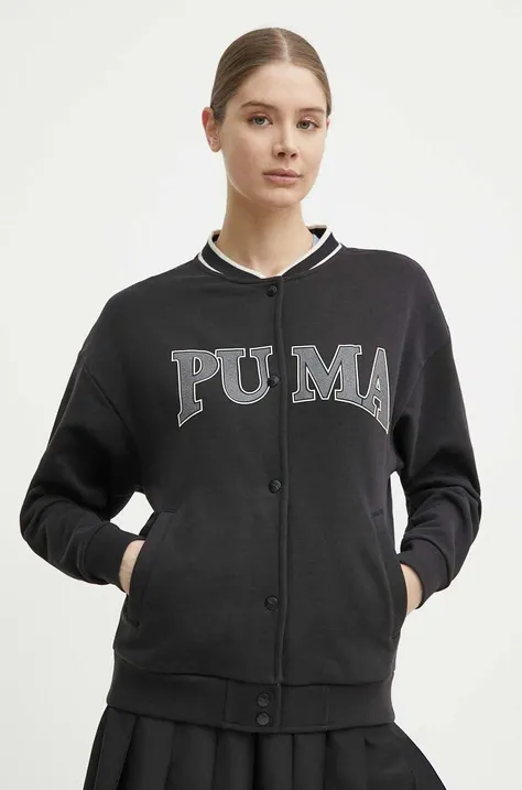 Кофта Puma SQUAD жіноча колір чорний з аплікацією 677902