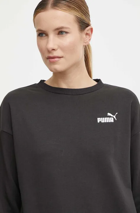 Pulover Puma ženski, črna barva, 678742