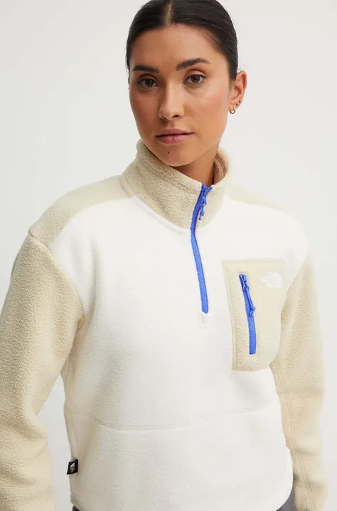 The North Face bluza sportowa Yumiori kolor beżowy wzorzysta NF0A8843TOB1