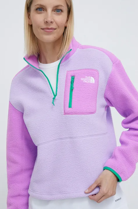 Športni pulover The North Face Yumiori vijolična barva, NF0A8843VFO1