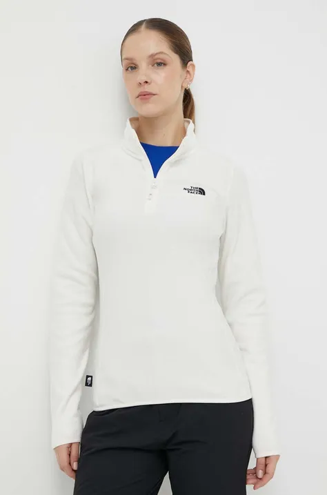 Αθλητική μπλούζα The North Face 100 Glacier χρώμα: μπεζ, NF0A855MQLI1