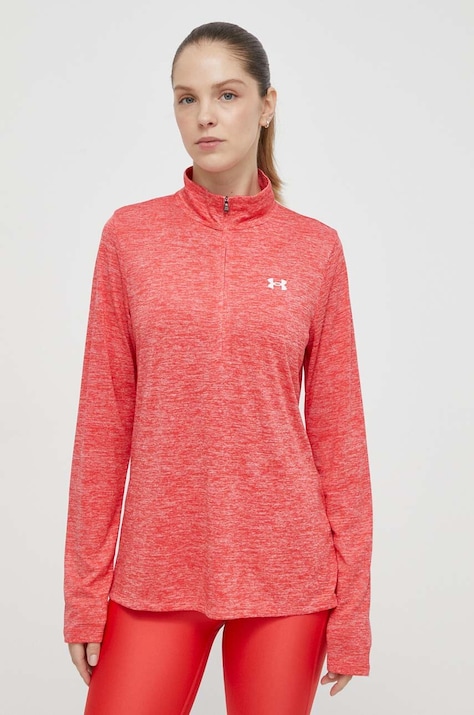 Under Armour hanorac de antrenament Tech 1 culoarea rosu, modelator, 1384225
