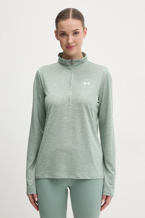 Tréninková mikina Under Armour Tech 1 zelená barva, 1384225