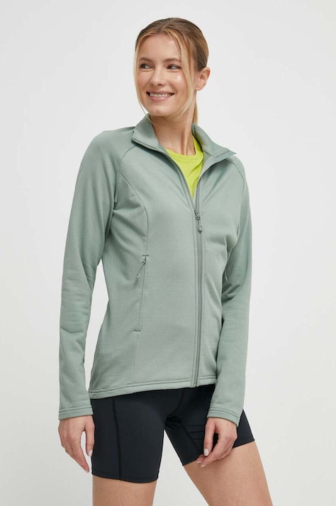 Montane bluza sportowa Protium kolor zielony gładka FPRMJ17