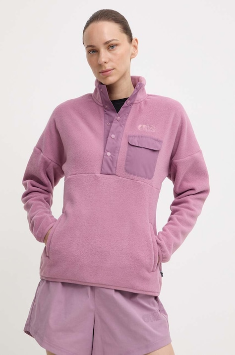 Picture bluza sportowa Arcca kolor fioletowy gładka SWT158