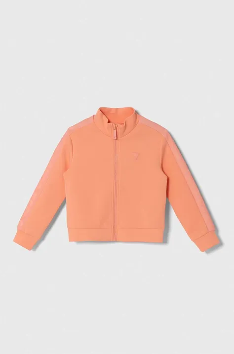 Otroški pulover Guess oranžna barva