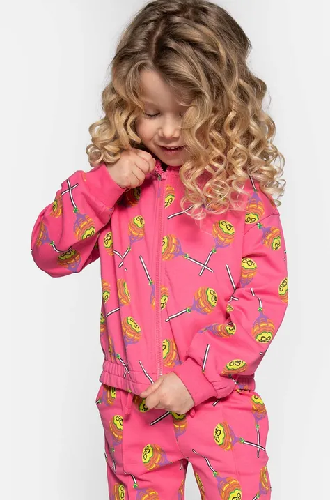 Παιδική μπλούζα Coccodrillo χρώμα: ροζ