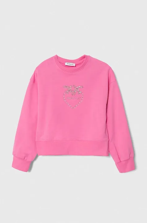 Otroški pulover Pinko Up roza barva