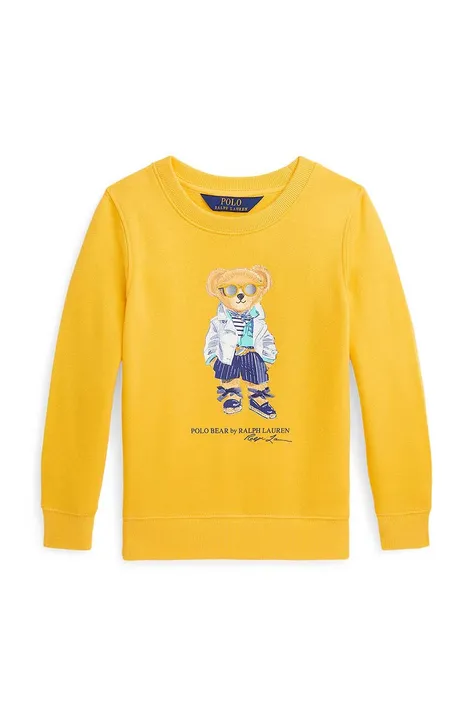 Παιδική μπλούζα Polo Ralph Lauren χρώμα: κίτρινο