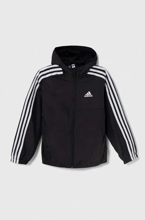 Dětská bunda adidas černá barva