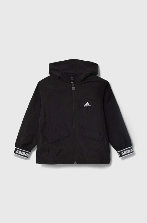 adidas geaca culoarea negru