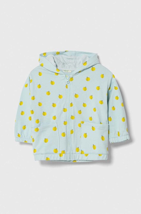 Кофта для младенцев United Colors of Benetton с капюшоном узор