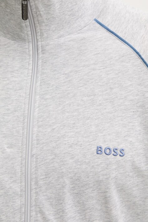 BOSS розстібна кофта чоловіча бавовняна з еластаном Mix&Match Jacket Z — фото 5