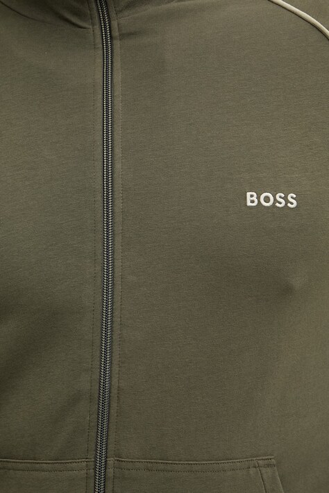 BOSS кофта, яка розстібається, чоловіча, бавовняна з еластаном Mix&Match Jacket Z — фото 5