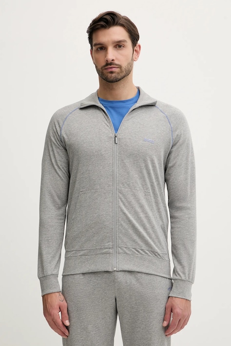 Homewear dukserica BOSS boja: siva, bez uzorka, 50515307