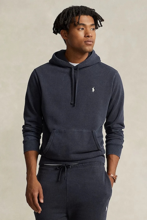 Polo Ralph Lauren bluza z kapturem męska bawełniana granatowa 710916690